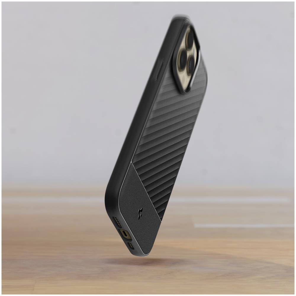 Cover Anti-shock Iphone 14 Pro Max Striature In Rilievo Spigen Core Armor Nera - Foto 2