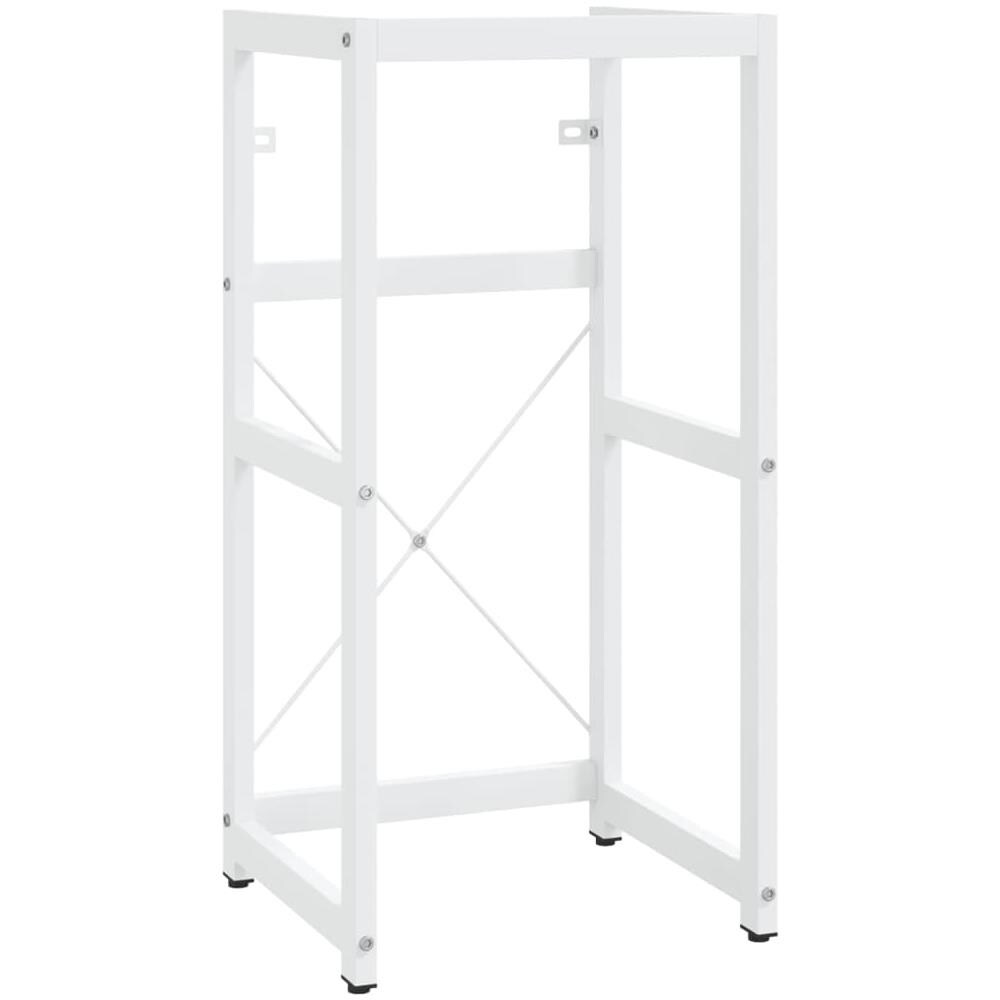 Struttura Per Lavabo Da Bagno Bianca 40x38x83 Cm In Ferro - Foto 2
