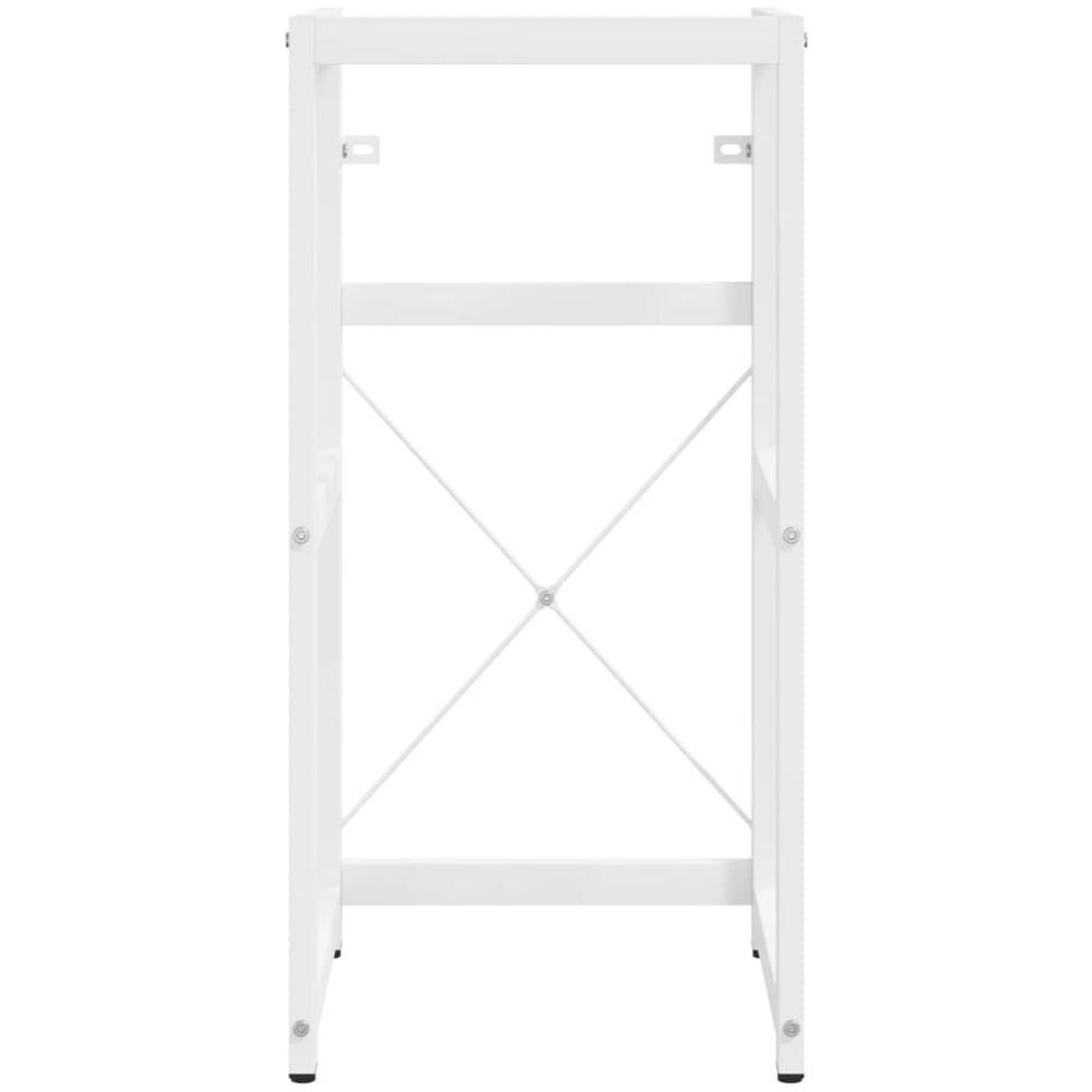 Struttura Per Lavabo Da Bagno Bianca 40x38x83 Cm In Ferro - Foto 3