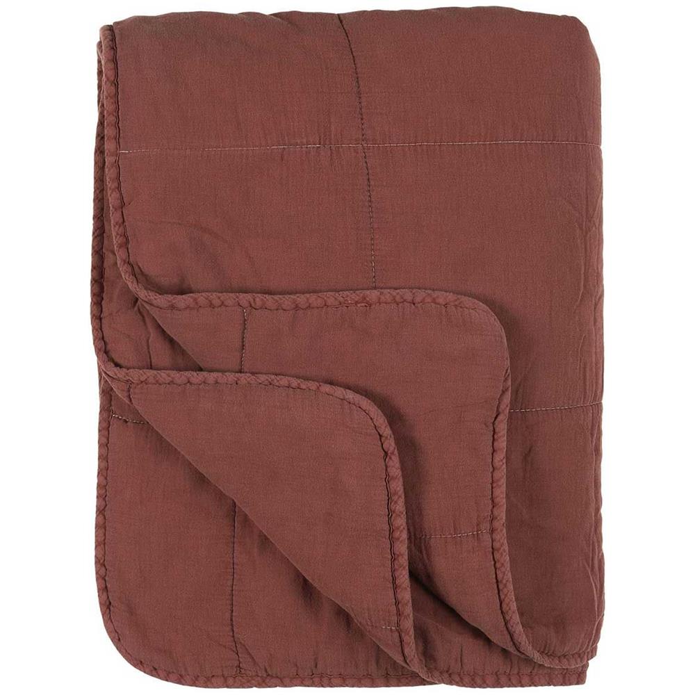 Short -cotton Trapuntato In Cotone Lavato Bordeaux - Foto 1