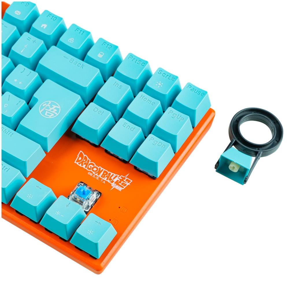 Tastiera USB DBPCKEYGO  (Layout QWERTY) Colore Blu, Arancione - Foto 5