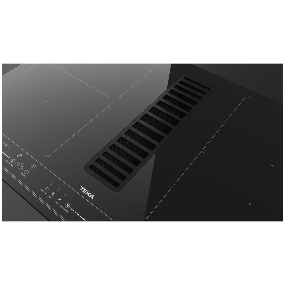 Piano Cottura Master Sense AFF 87601 MST a Induzione 6 Zone Cottura Cappa Aspirante da 80 cm Colore Nero - Foto 2