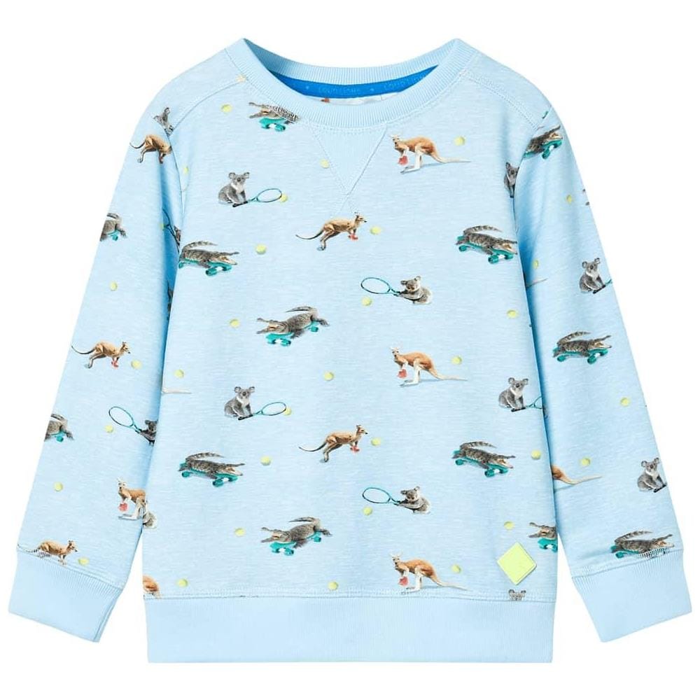Felpa da Bambino Azzurro Mélange 116 - Foto 1