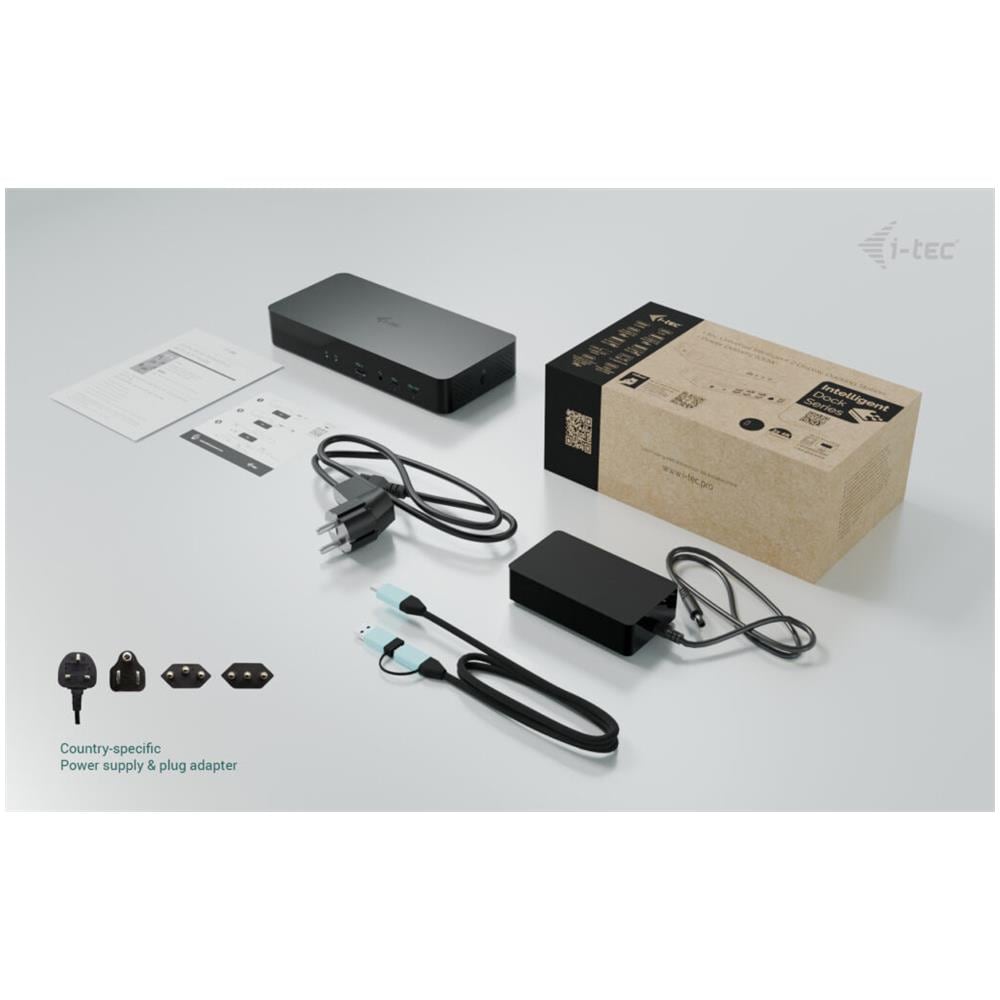 Universal Intelligent Dual Display Docking Station + Power Delivery 100W - Foto 8
