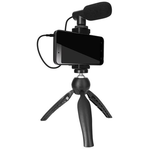 PULUZ Kit Live E Vlog Per Smartphone Con Treppiedi Stabile E Microfono Puluz