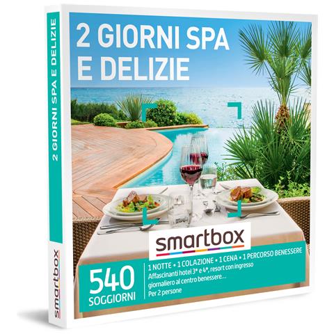 Cofanetto regalo coppia - 2 giorni spa e delizie - idee regalo originale - 1 notte con colazione