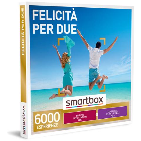 Image of Cofanetto regalo coppia - Felicità  per due - idee regalo originale - Una degustazione o una pausa relax o un'attività  di fitness per 2 persone