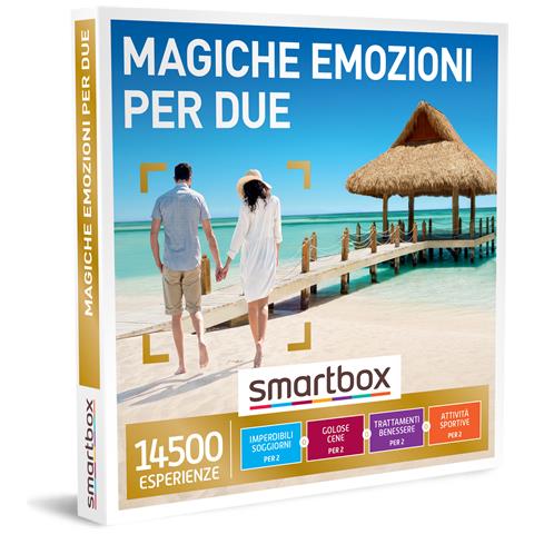 Cofanetto regalo coppia - Magiche emozioni per due - idee regalo originale - Un soggiorno o una cena o una pausa benessere o un'attività  di svago per