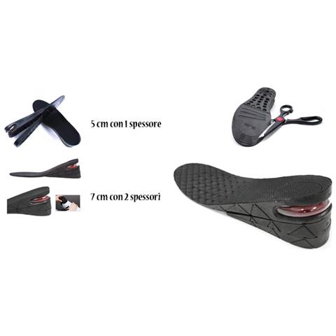 SHOPPING IN RETE - Coppia Di Solette Alza Tacchi Tacco Per Uomo Nero  Alzatacco Per Scarpe Altezza - ePrice