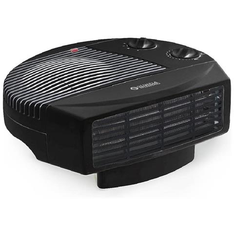 OLIMPIA SPLENDID CROMO RADIALE NEW Termoventilatore Ad Aghi Potenza 2000 Watt Colore Nero