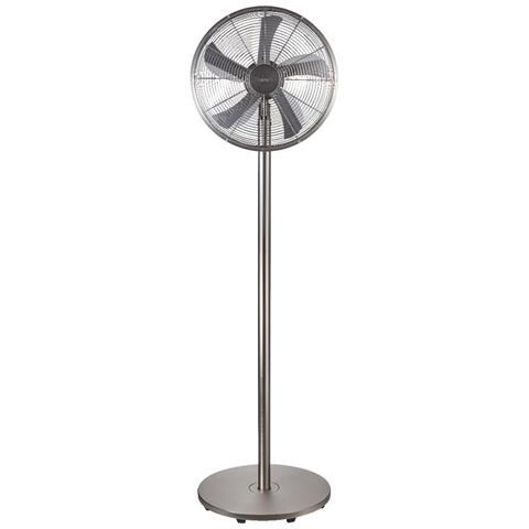 BIMAR Tramontana VPM411 Ventilatore a Piantana 5 Pale Diametro 40 cm Colore Argento 