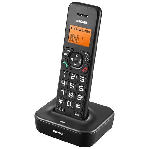 BRONDI Bravo Star Telefono DECT Identificatore di chiamata Nero