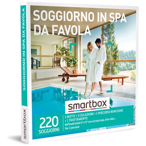 Image of Cofanetto regalo coppia - Soggiorno in spa da favola - idee regalo originale - 1 notte con colazione e 1 esperienza benessere per 2 persone