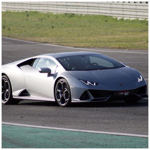 Image of Cofanetto Regalo Per Uomo - 2 Giri Su Circuito In Lamborghini Huracan Evo - Idee Regalo Originale Per Lui - 2 Giri Su 1 Pista A Scelta Tra 6 In Lamborghini Huracan Evo