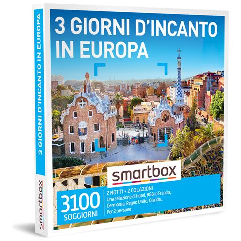 Immagine di  Cofanetto regalo coppia - 3 giorni d'incanto in Europa - idee regalo originale - 2 notti con colazione per 2 persone