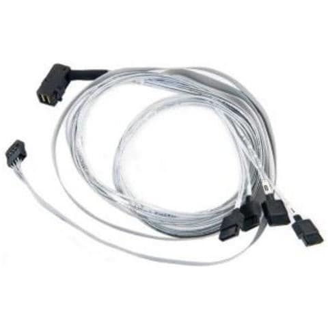 Image of Cavo per trasferimento dati Adaptec - Mini-SAS HD / SAS - for Disco rigido - 80 cm - SFF-8643 Mini-SAS HD - SFF-8643 SATA