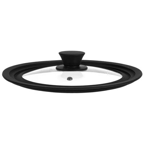 Tescoma Unicover Coperchio Universale In Vetro E Silicone - Grigio, Per Pentole E Forno, 20x22x24 Cm - Foto 8