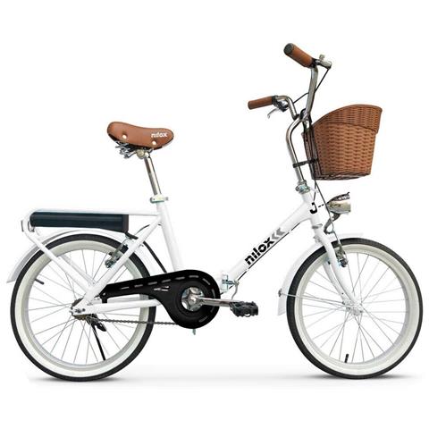 NILOX - Bicicletta Elettrica e-Bike J1 Pieghevole Ruote 20\