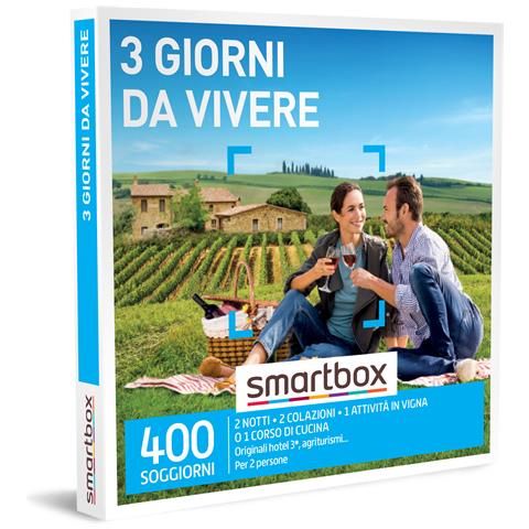 Immagine di  Cofanetto regalo coppia - 3 giorni da vivere - idee regalo originale - 2 notti con colazione e 1 attività  per 2 persone