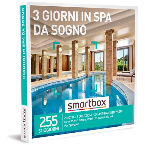 Immagine di  Cofanetto regalo coppia - 3 giorni in spa da sogno - idee regalo originale - 2 notti con colazione e 2 pause benessere per 2 persone