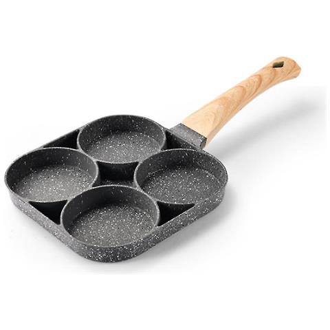 HTN 4 Tazze Di Frittura Di Uova Non Stick Per Cucinare