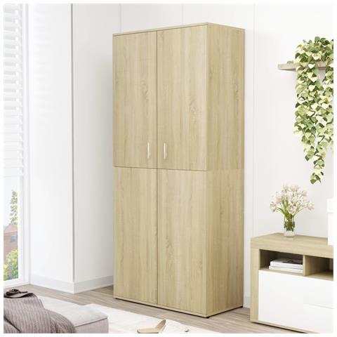 Scarpiera Rovere Sonoma 80x39x178 Cm In Truciolato