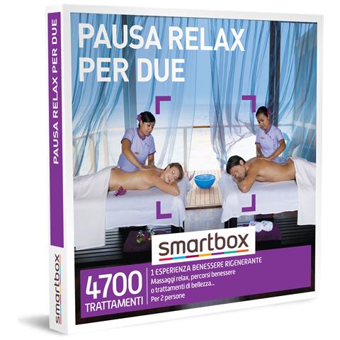 Image of Cofanetto regalo coppia - Pausa relax per due - idee regalo originale - 1 esperienza benessere per 2 persone