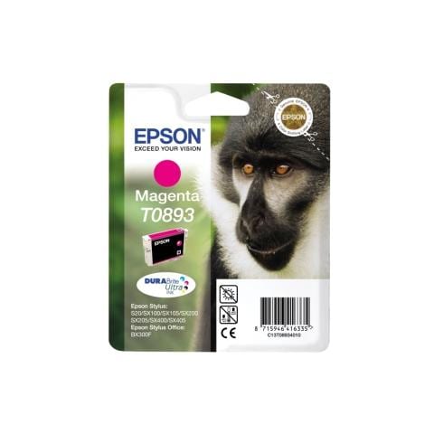 EPSON C13T08934011 Cartuccia Ink Originale Magenta per Stylus S20 / SX100 Capacità 135 Pagine