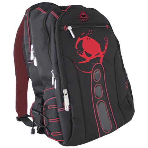 BK7R, Nero, Rosso, Nylon