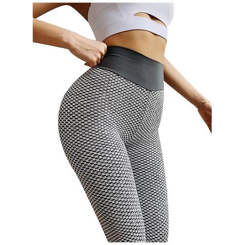 HTN - Leggings Da Donna A Vita Alta Polka Dot Alta Stretch Sportswear  Poliestere Casual Pantaloni Senza Soluzione Di Continuità - ePRICE