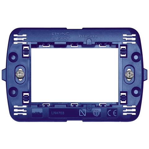 BTICINO Supporto A 3 Moduli Per Placche Living International Bticino LN4703