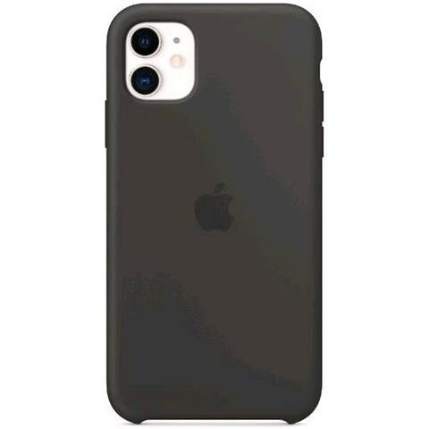 APPLE Custodia in Silicone (per iPhone 11) - Nero