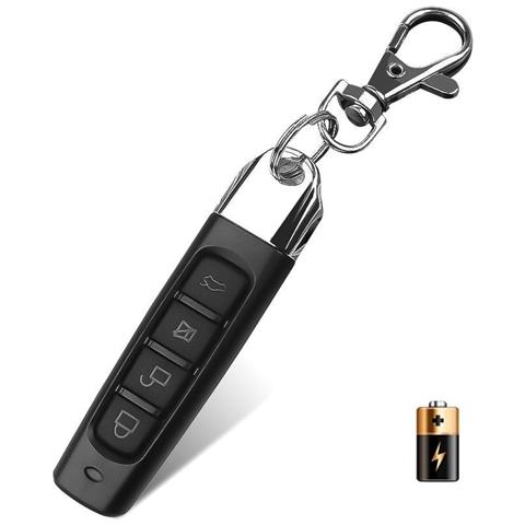 SLOWMOOSE Telecomando 433 Mhz Per Pulsanti Chiave Auto, Cancello Del Garage E Porta [ nero]
