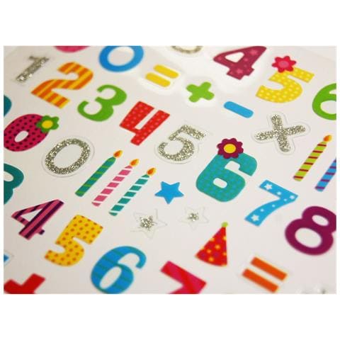 Adesivi Numeri Grandi 10 Cm - 16 Fogli Nero E Bianco Per Indirizzi, Finestre E Cassonetti