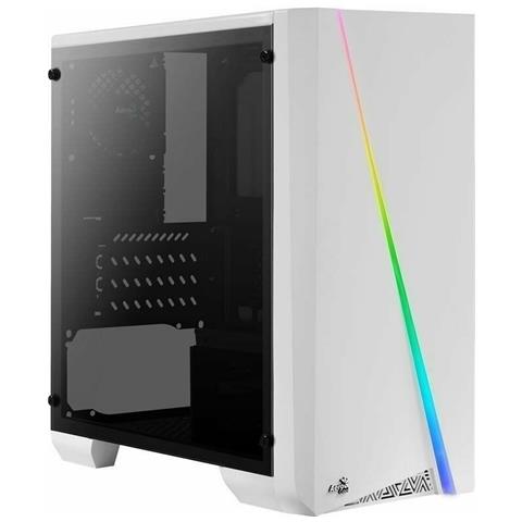 Image of Case Cylon Mini Mini Tower Micro-ATX / Mini-ITX 1 Porta USB 3.0 Colore Bianco (Finestrato)