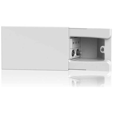 Presa TV SAT LivingLight coassiale tipo F75 Bianca