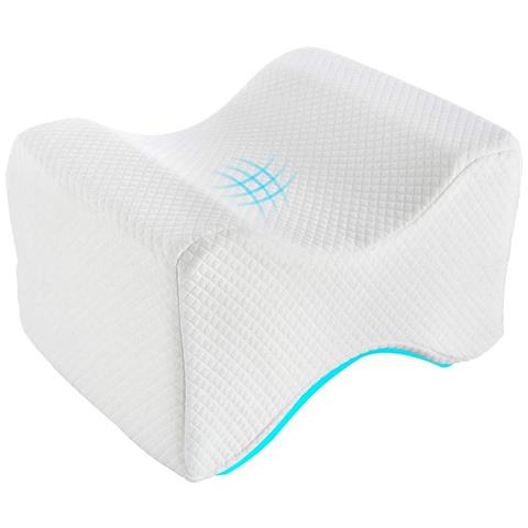 MEDIAWAVE STORE Cuscino Per Gambe Memory Foam Double 'c' 185796 Con Gel Raffreddante Ortopedico