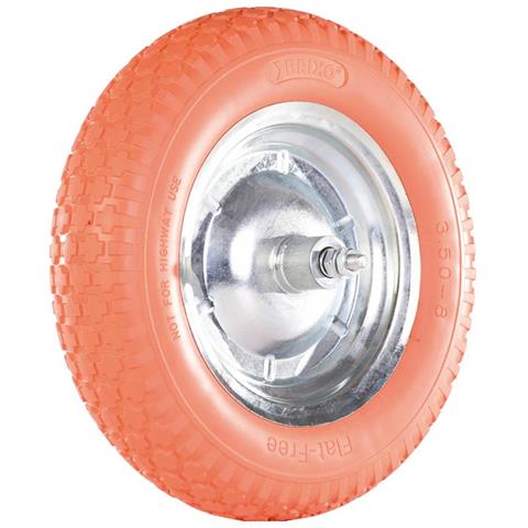 BRIXO Ruota Poliuretano Brixo 350x80 Per Carriole Completa Di Cerchio