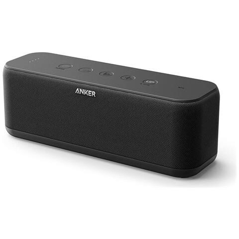 CHRONUS Altoparlante Bluetooth, Tecnologia Bassup, Impermeabile Ipx7, Batteria Da 12 Ore, Portata 20 M (nero) 