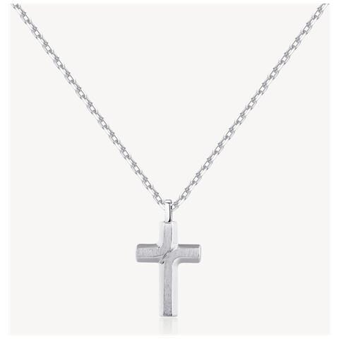 BROSWAY Collana Uomo Collezione Backliner Con Croce Bbc04