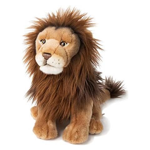 Immagine di  00839 - Peluche A Forma Di Leone, Realistico, Circa 30 Cm Di Altezza E Meravigliosamente Morbido