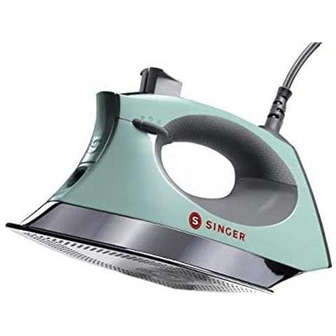SINGER Ferro da Stiro a Secco e a Vapore Steam Craft Capacità 0.3 Litri Potenza 2600 Watt Colore Verde Menta