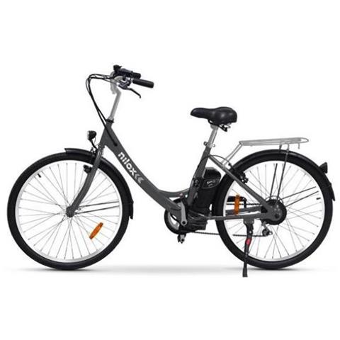 NILOX - Bicicletta Elettrica E-bike X5 a Pedalata Assistita Ruote 26''  Colore Nero - ePrice