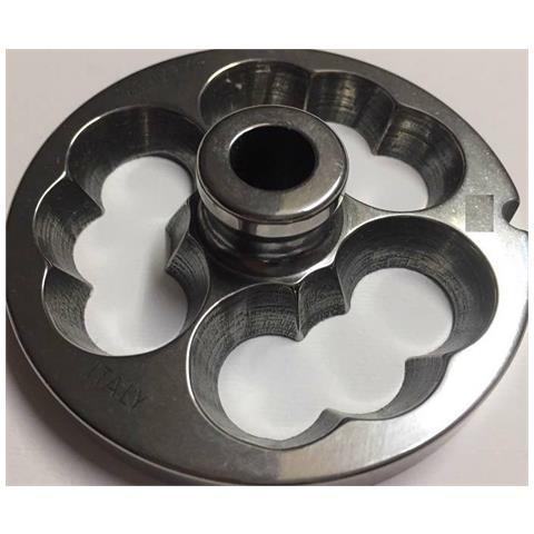Trespade-Raut Salvinox Piastra Con Mozzo Per Tritacarne 12 Spezzatino, acciaio Inox Auto Affilanti Qualità Professionale
