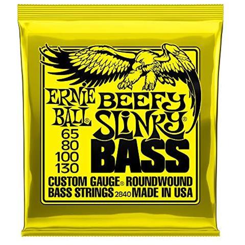 ERNIE BALL Beefy Slinky Nickel Wound Basso Chitarra Elettrica - 65-130 Gauge
