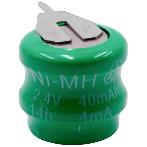 Pile Bouton V40H Rechargeable 1.2V 40mAh - Pour Clés Voiture, BIOS, Appareils Photo