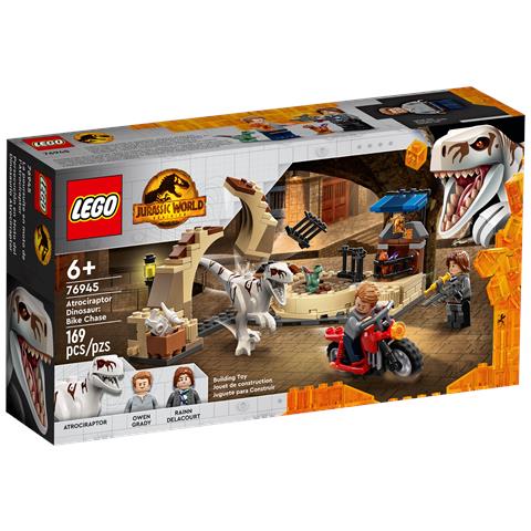 LEGO 76945 Jurassic World Atrociraptor: Inseguimento sulla Moto