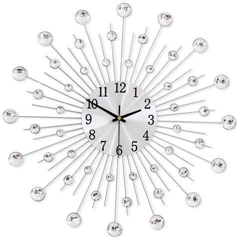 SLD Gypsophila Diamond Fashion Orologio Da Parete Orologio In Ferro Battuto Stile Europeo Decorazione Creativa Orologio Orologio Da Parete Vintage In Metallo | Orologi Da Parete