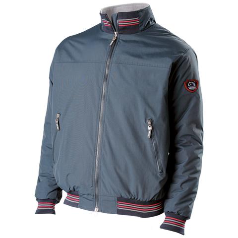Tattini Verde/Blu/Nero - Bomber Adulto Modello Tamigi In Nylon Idrorepellente Con Fodera A Contrasto In Caldo Micropile Anti-Pilling M Medio