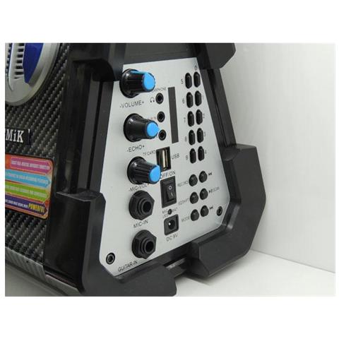 Trade Shop Cassaamplificata Per Chitarra Ricaricabile Mp3 Usb Micro Sd Con Microfono Mkb60
